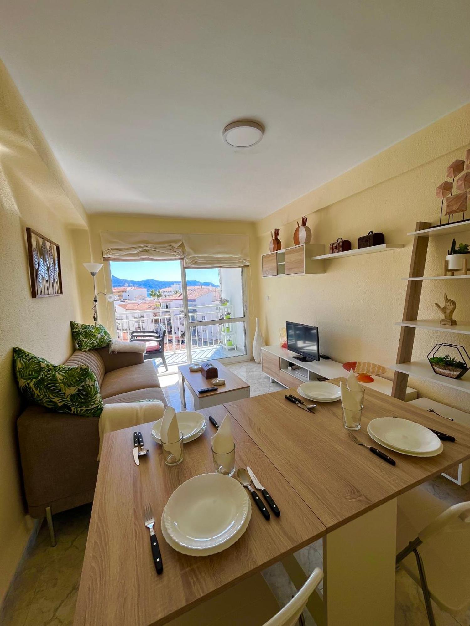 Apartmán Wonderful Flat With Seaview In Nerja Exteriér fotografie